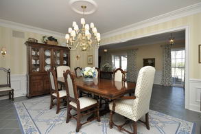 Diningroom - Country homes for sale and luxury real estate including horse farms and property in the Caledon and King City areas near Toronto